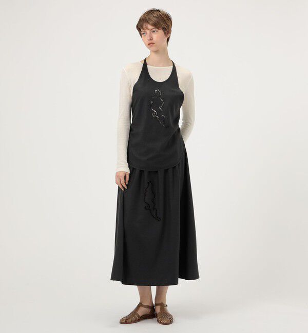TOMORROWLAND GOODS「BASE RANGE LEI SKIRT」|フレア|