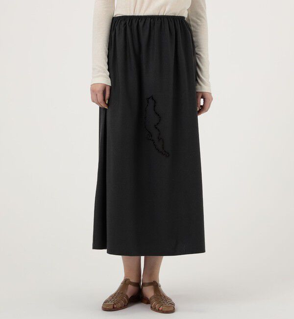 TOMORROWLAND GOODS「BASE RANGE LEI SKIRT」|フレア|
