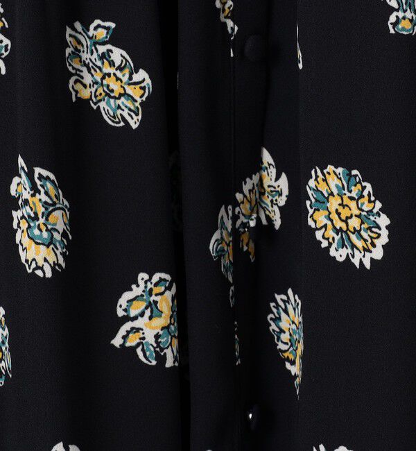 SOULEIADO「ポリエステルプリント プリーツマキシスカート」|スカート|