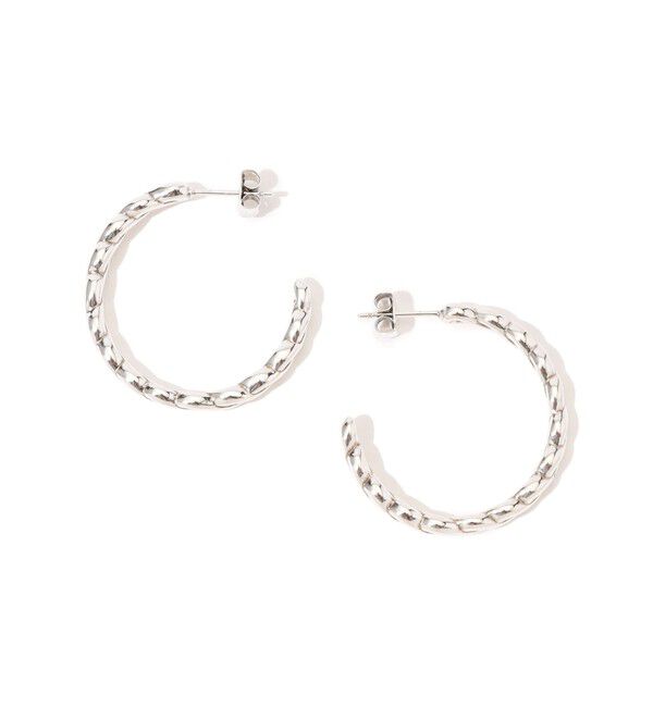 TOMORROWLAND GOODS「【別注】PHILIPPE AUDIBERT FAY HOOPS シルバーピアス」|ピアス|81 シルバー