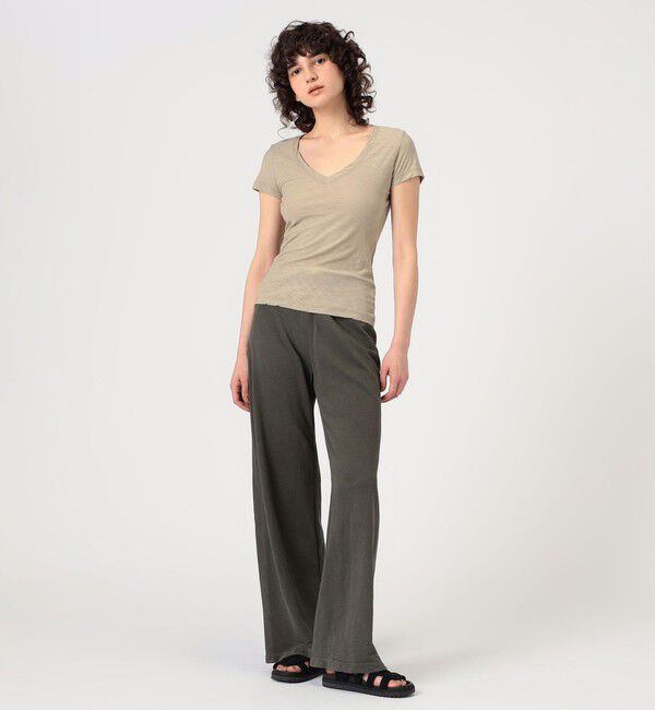 JAMES PERSE「スラブジャージー ＶネックＴシャツ WUA3695」|Tシャツ・カットソー|