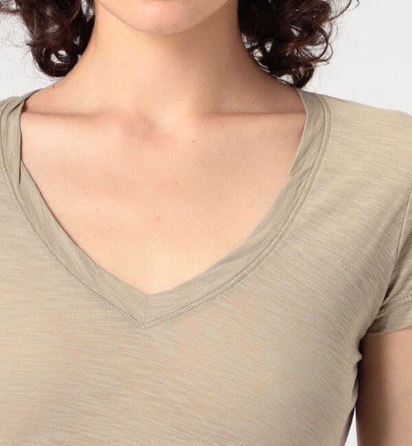 JAMES PERSE「スラブジャージー ＶネックＴシャツ WUA3695」|Tシャツ・カットソー|