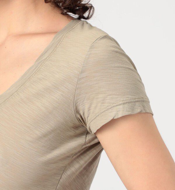 JAMES PERSE「スラブジャージー ＶネックＴシャツ WUA3695」|Tシャツ・カットソー|