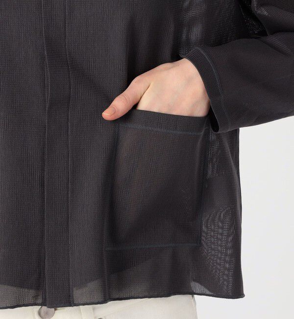 GALERIE VIE「コンパクトラッセル クルーネックカーディガン」|カーディガン|