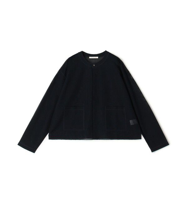 GALERIE VIE「コンパクトラッセル クルーネックカーディガン」|カーディガン|69 ネイビー