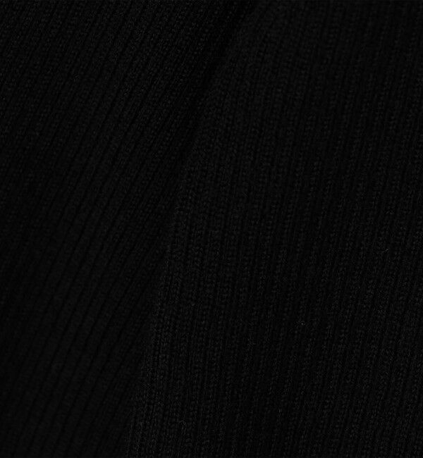 DES PRES「ウーステッドウールファインリブ ビルドネックカーディガン」|カーディガン|