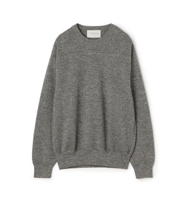 TOMORROWLAND MENS「TOMORROWLAND Tricot ウールラミー クルーネックプルオーバー」|ニット・セーター|15 グレー