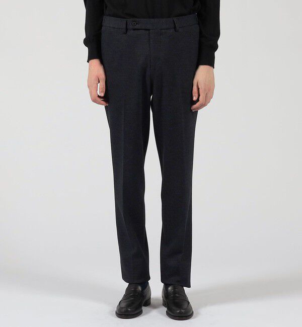 TOMORROWLAND MENS「ウールコットン ダブルジャガード ノープリーツシャーリングパンツ」|スラックス|