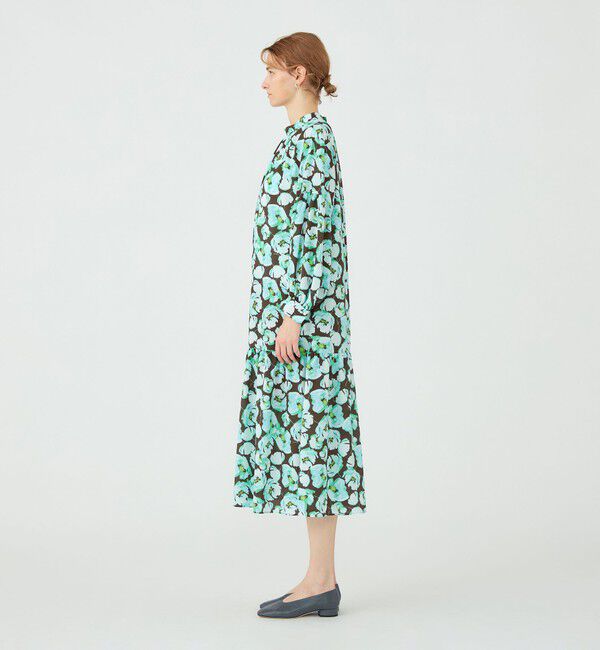 Ballsey「フェザリーフラワープリント ティアードワンピース」|ワンピース|