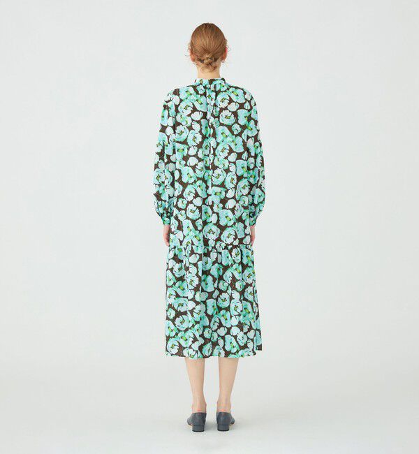 Ballsey「フェザリーフラワープリント ティアードワンピース」|ワンピース|