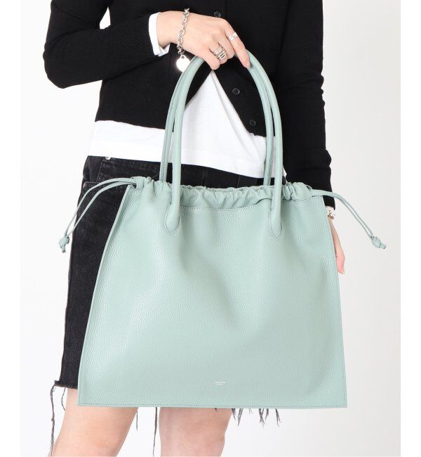  「【blancle/ ブランクレ】別注 S.LETHER  Big purse tote」|トートバッグ|グリーン