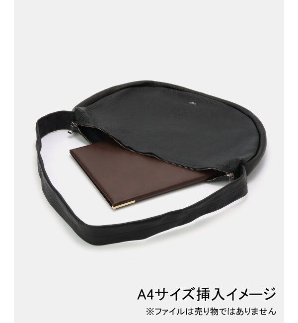  「【blancle/ ブランクレ】S.LETHER Semi circle half shoulder」|ショルダー・メッセンジャー|