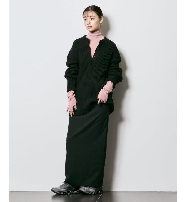  「《追加2》SHEER HIGH NECK TOP：カットソー」|Tシャツ・カットソー|