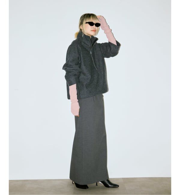  「《追加2》SHEER HIGH NECK TOP：カットソー」|Tシャツ・カットソー|