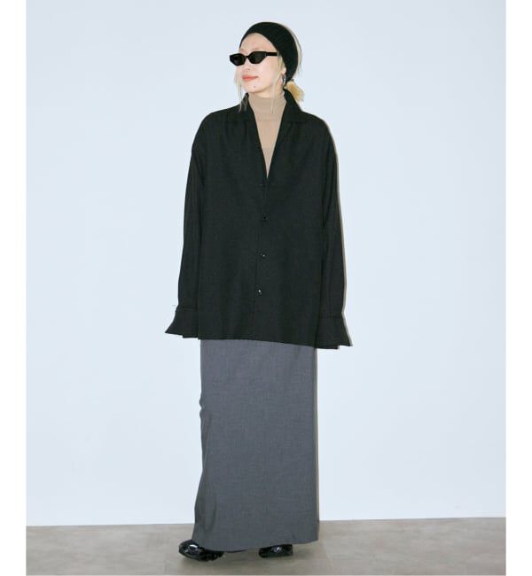  「《追加2》SHEER HIGH NECK TOP：カットソー」|Tシャツ・カットソー|