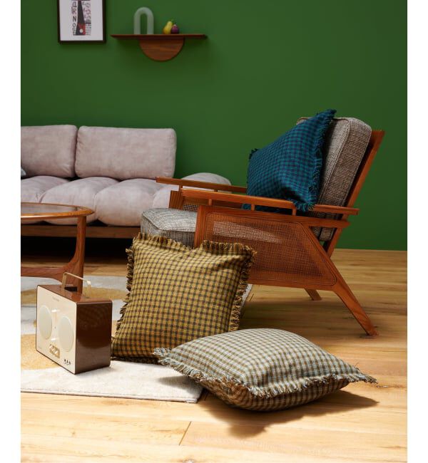 journal standard Furniture「CHECK CUSHION　クッションカバー 45cm」|クッション・クッションカバー|