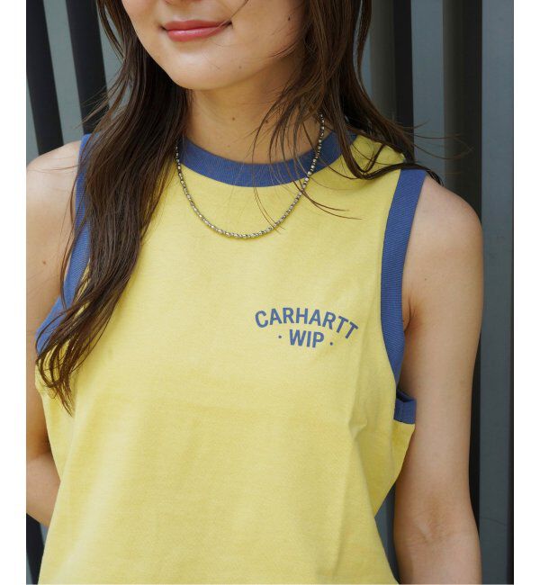 JOINT WORKS「CARHARTTカーハートダブルアイピー 89 RINGER A-SHIRT」|タンクトップ|イエロー