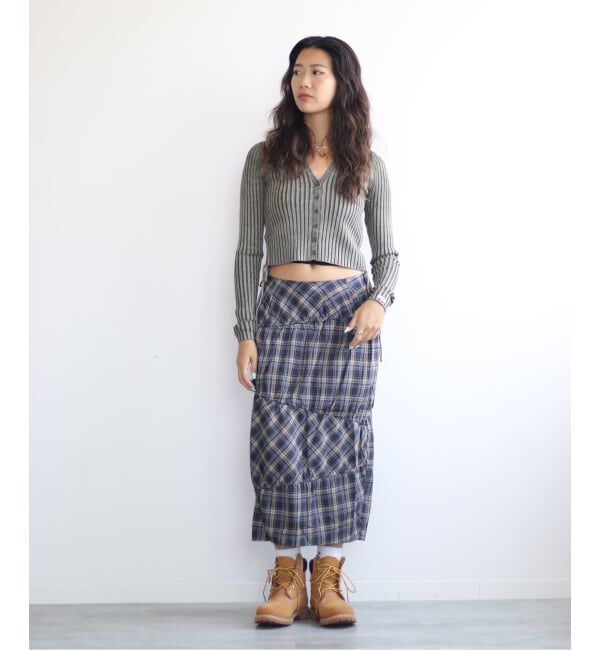 JOINT WORKS「ANNA SUI NYC チェックシャーリングスカート」|スカート|