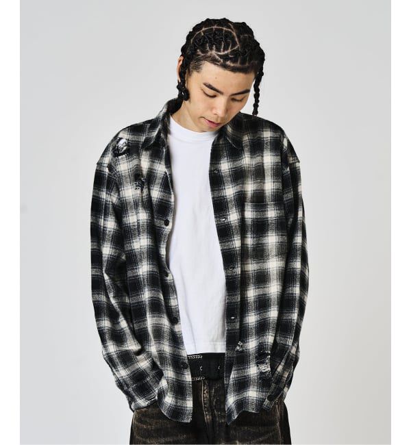 JOINT WORKS「J ダメージオンブレーシャツ」|シャツ・ブラウス|