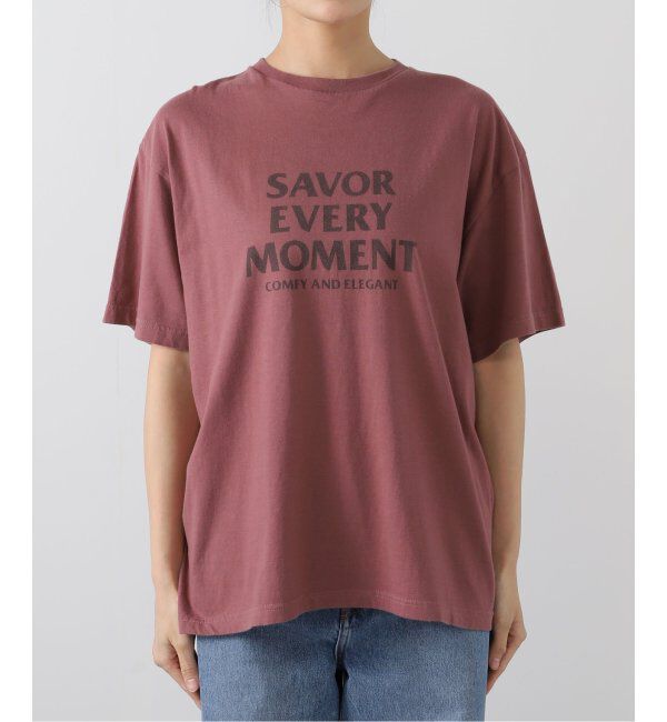 Plage「SAVOR EVERY MOMENT Tシャツ」|Tシャツ・カットソー|