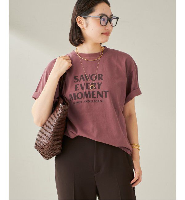 Plage「SAVOR EVERY MOMENT Tシャツ」|Tシャツ・カットソー|