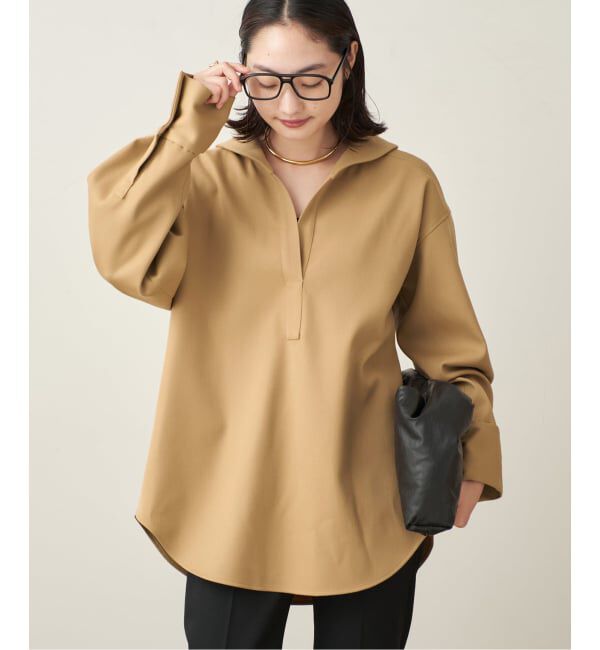 Plage「ダブルクロスフォルム ブラウス」|シャツ・ブラウス|