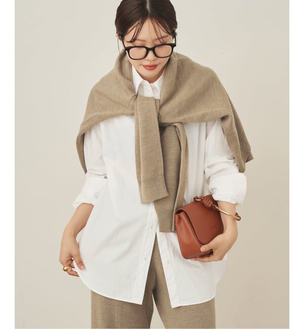 Plage「Typewriter Elegant シャツ」|シャツ・ブラウス|ホワイト