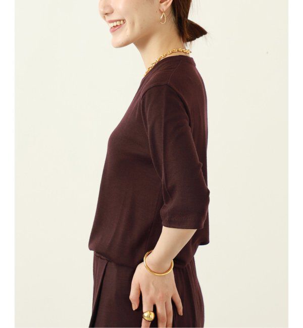 VERMEIL par iena「wool 100 jersey Tシャツ」|Tシャツ・カットソー|