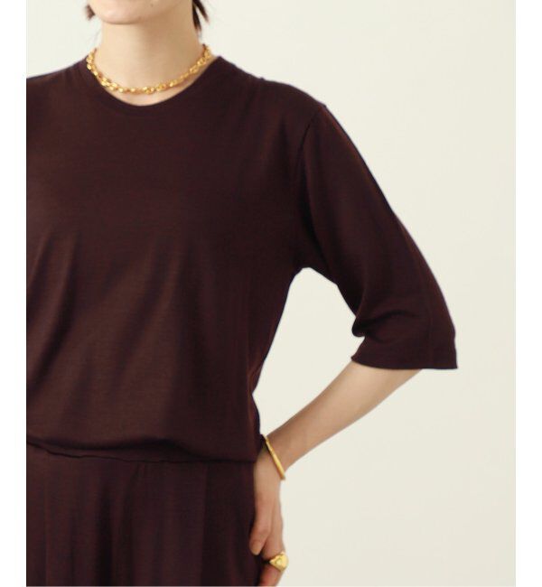 VERMEIL par iena「wool 100 jersey Tシャツ」|Tシャツ・カットソー|