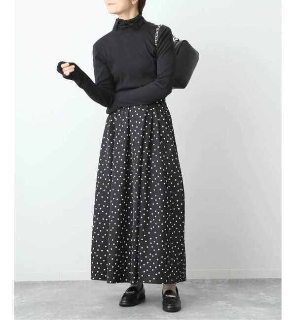 SLOBE IENA「《追加》MILLER/ミラー SLOBE別注 SHEER RIB タートルネック」|Tシャツ・カットソー|