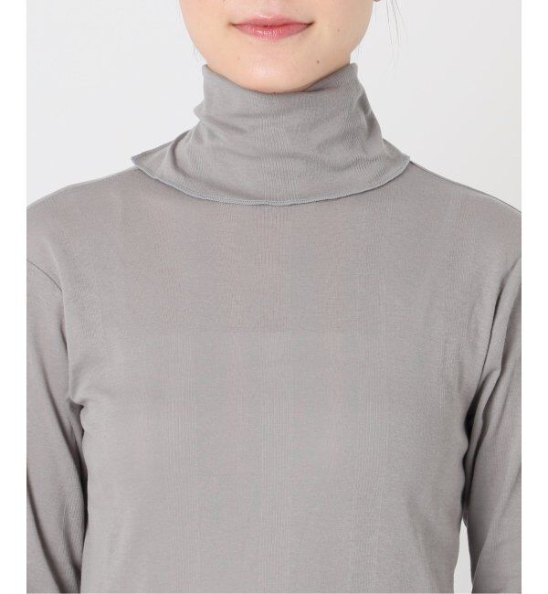 SLOBE IENA「《追加》MILLER/ミラー SLOBE別注 SHEER RIB タートルネック」|Tシャツ・カットソー|