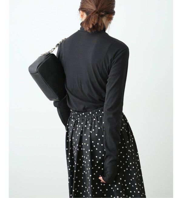 SLOBE IENA「《追加》MILLER/ミラー SLOBE別注 SHEER RIB タートルネック」|Tシャツ・カットソー|