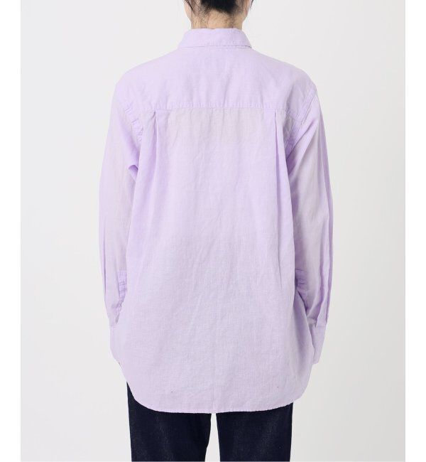 SLOBE IENA「リネンコットンレギュラーシャツ」|シャツ・ブラウス|