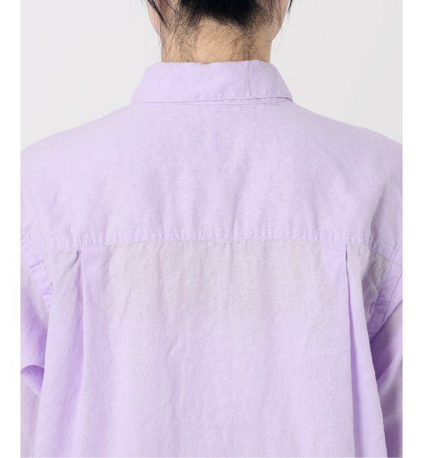 SLOBE IENA「リネンコットンレギュラーシャツ」|シャツ・ブラウス|