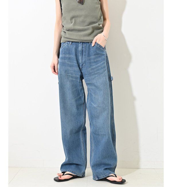 SLOBE IENA「LEE/リー SLOBE別注 ペインターパンツ LM7288」|デニム|サックスブルー B