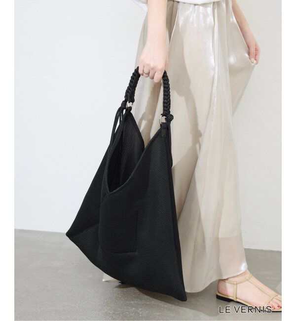 SLOBE IENA「《WEB限定/追加》LE VERNIS パラコードハンドルメッシュバック 235-211505」|ショルダー・メッセンジャー|