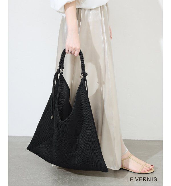 SLOBE IENA「《WEB限定/追加》LE VERNIS パラコードハンドルメッシュバック 235-211505」|ショルダー・メッセンジャー|