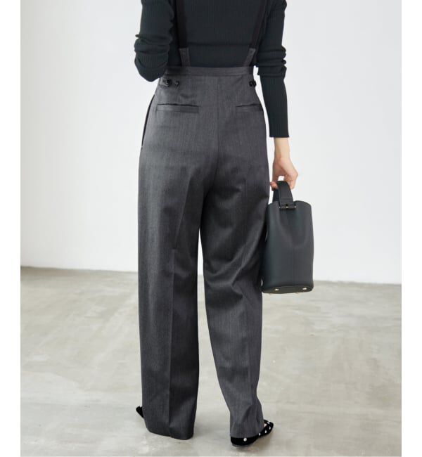 IENA「サスペンダーパンツ」|スラックス|