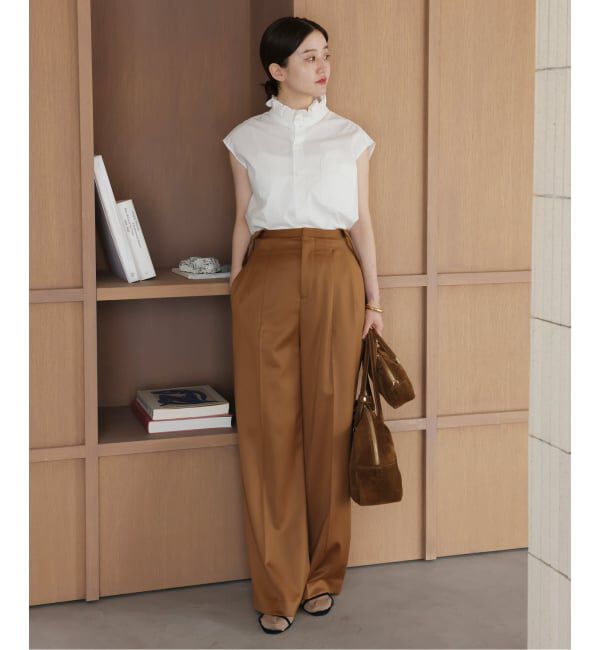 IENA「サスペンダーパンツ」|スラックス|