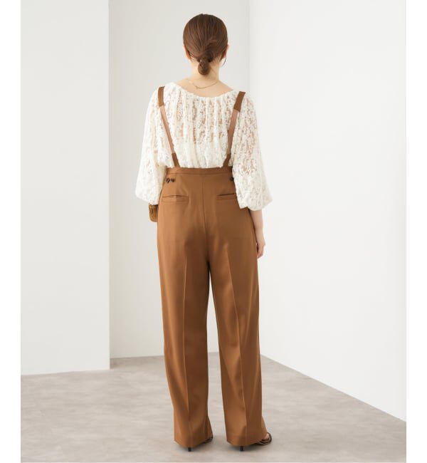 IENA「サスペンダーパンツ」|スラックス|