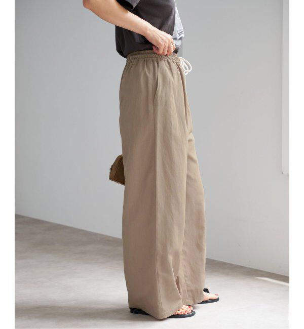 IENA「リネン混イージーパンツ」|その他|
