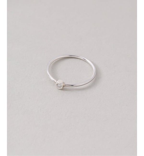 SLOBE IENA「unique/ユニーク SLOBE別注 ダイヤモンド1粒リング」|リング|