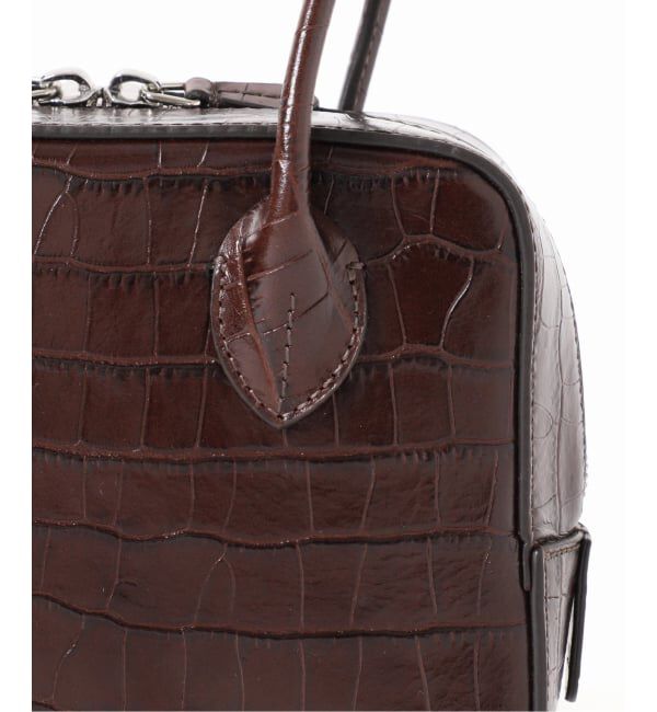 VERMEIL par iena「MAISON CANAU メゾン カナウ ボックスボストンS 別注ロングハンドル MCLH3DB2」|ボストンバッグ|