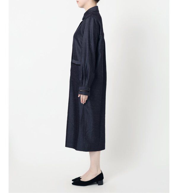 VERMEIL par iena「Room no.8 BLACK  ルームエイトブラック TRI/TWILL COMBI LACE DRE BR80-244-35690」|ワンピース|