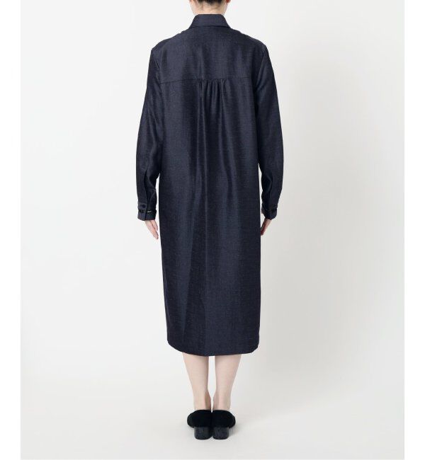 VERMEIL par iena「Room no.8 BLACK  ルームエイトブラック TRI/TWILL COMBI LACE DRE BR80-244-35690」|ワンピース|