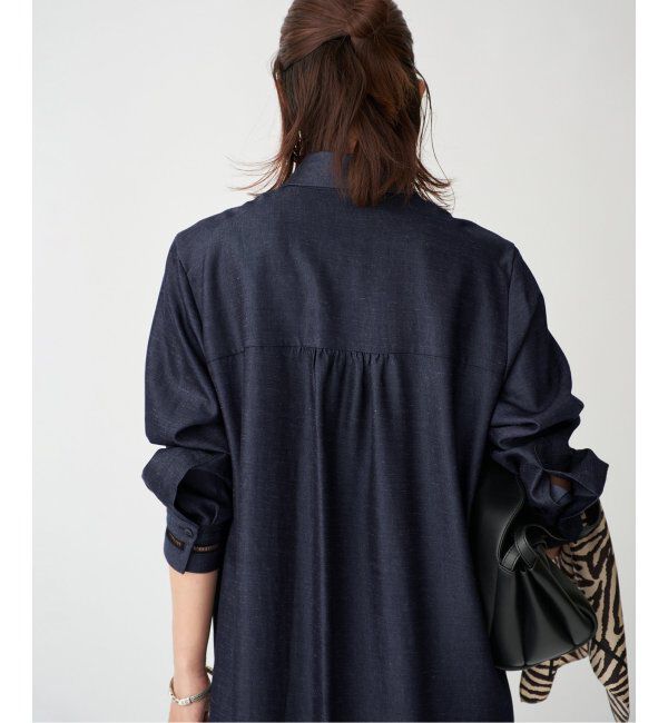 VERMEIL par iena「Room no.8 BLACK  ルームエイトブラック TRI/TWILL COMBI LACE DRE BR80-244-35690」|ワンピース|