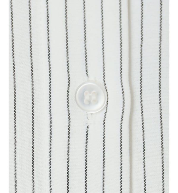 SLOBE IENA「チョークストライプティアードシャツワンピース」|ワンピース|