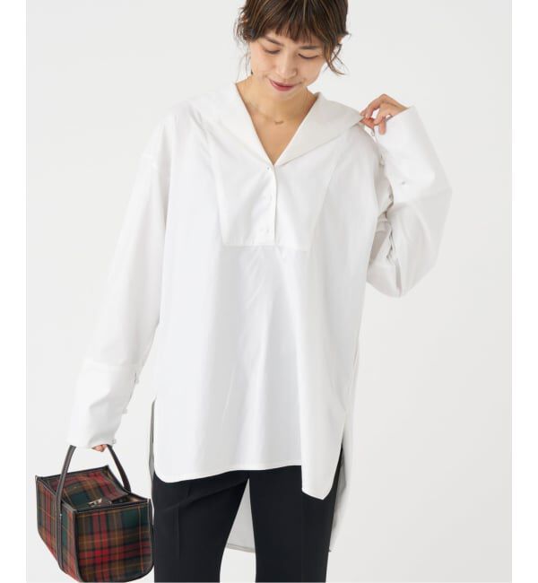 IENA「セイラーカラードレスシャツ」|シャツ・ブラウス|