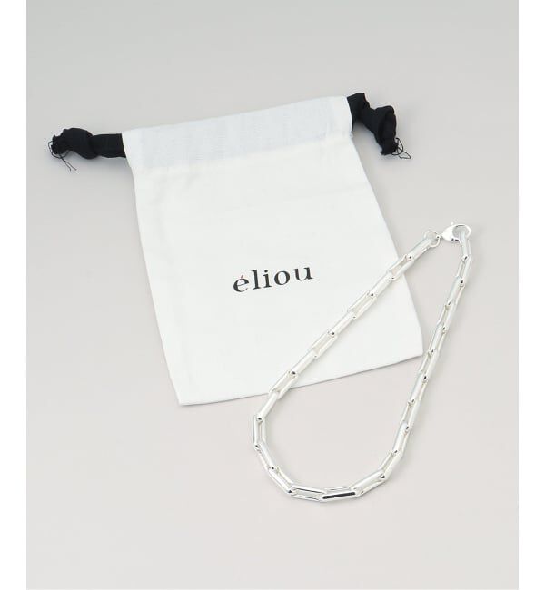 VERMEIL par iena「eliou エリウ CLAIRE ネックレス NSCLA704 シルバー」|ネックレス|