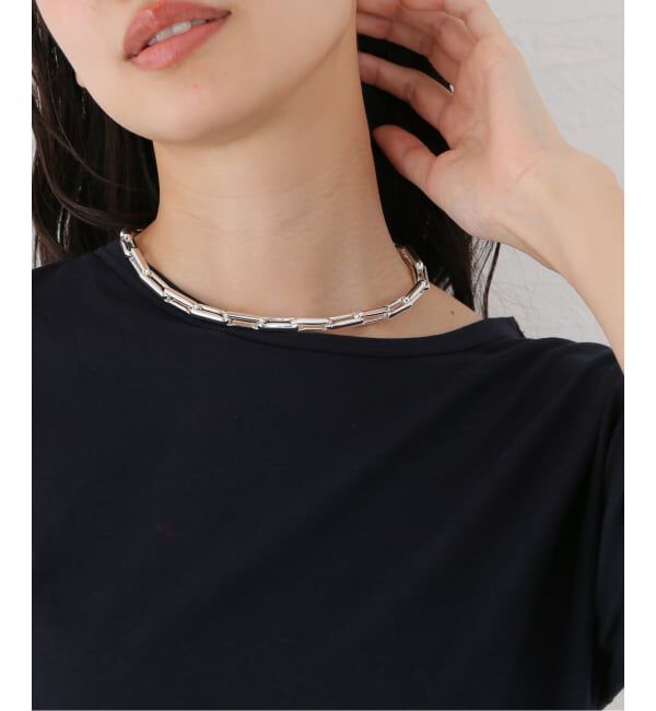 VERMEIL par iena「eliou エリウ CLAIRE ネックレス NSCLA704 シルバー」|ネックレス|